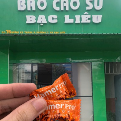 Kẹo sâm Hamer Pro hương mật ong 66F86K Honey Ginseng tăng sinh lý nam chính hãng tại bao cao su Bạc Liêu