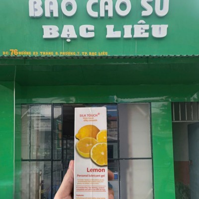 Gel bôi trơn Silk Touch hương chanh 100ml - tại bao cao su Bạc Liêu