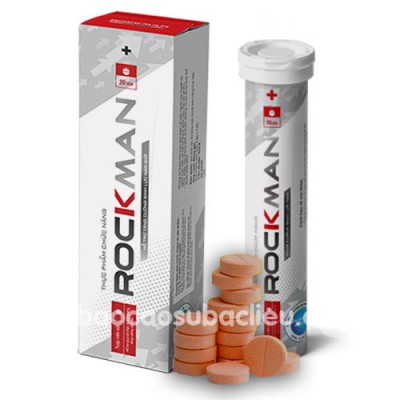 Viên sủi RockMan tăng cường sinh lý Nam - hộp 20 viên