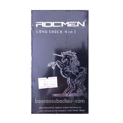 Bao cao su gân gai kéo dài thời gian ROCMEN 12 cái