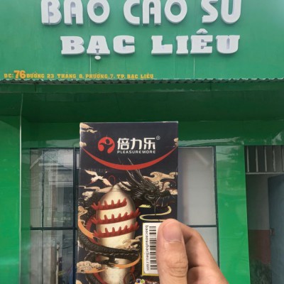 Bao cao su HBM Rồng Đen - Siêu Gai tại bao cao su Bạc Liêu