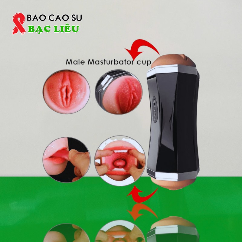 Âm Đạo Giả 2 Đầu Rung – Âm Thanh Rên Chân Thật Luba Mini Chính Hãng Jiuai | Tại Bao Cao Su Bạc Liêu