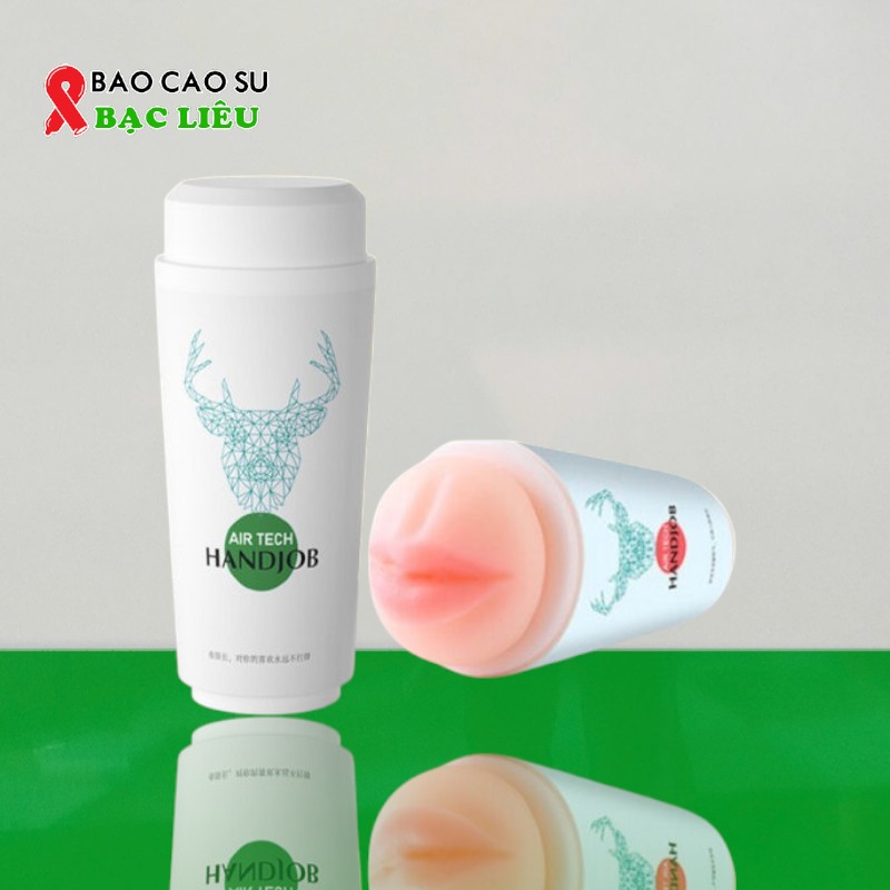 Âm Đạo Giả Air Tech Handjob Hình Miệng - Ngụy Trang Chiếc Ly | Tại Bao Cao Su Bạc Liêu