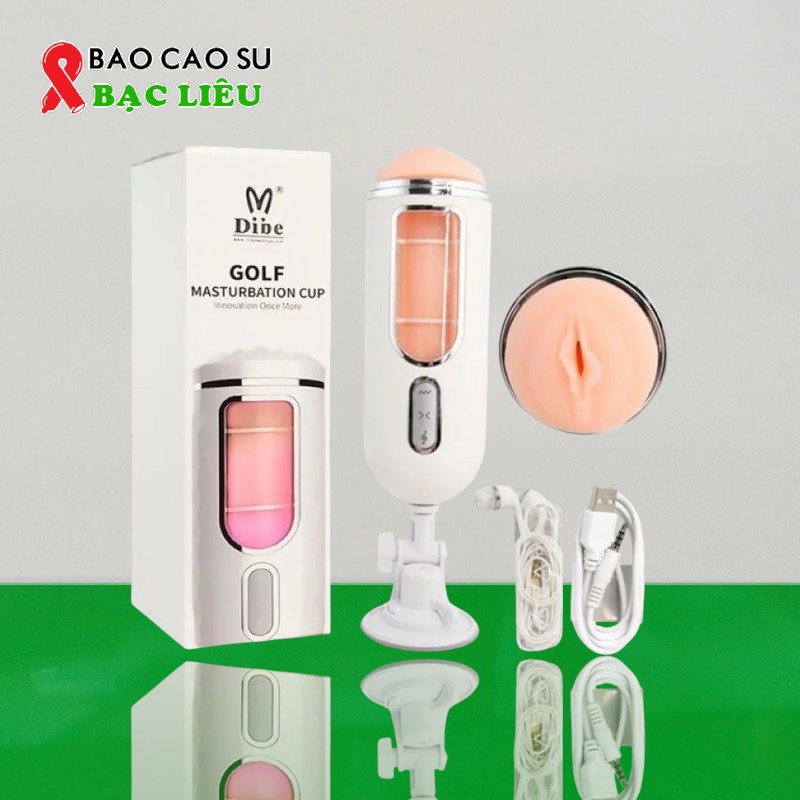 Âm Đạo Giả Gắn Tường Rung Rên Thụt Tự Động Dibe Golf Chính Hãng | Tại Bao Cao Su Bạc Liêu