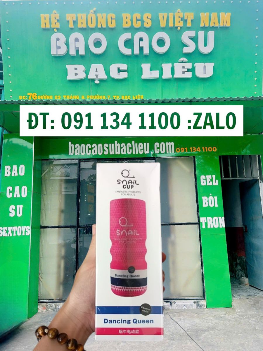 Cốc Thủ Dâm Rung Q Snail Cup Chính Hãng | Tại Bao Cao Su Bạc Liêu