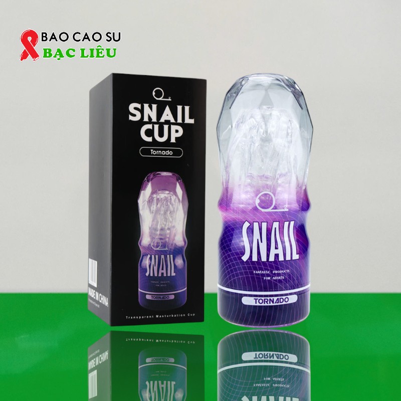 Snail Cup Tornado – Cốc Thủ Dâm Trong Suốt Giải Tỏa Sinh Lý Nam | Tại Bao Cao Su Bạc Liêu