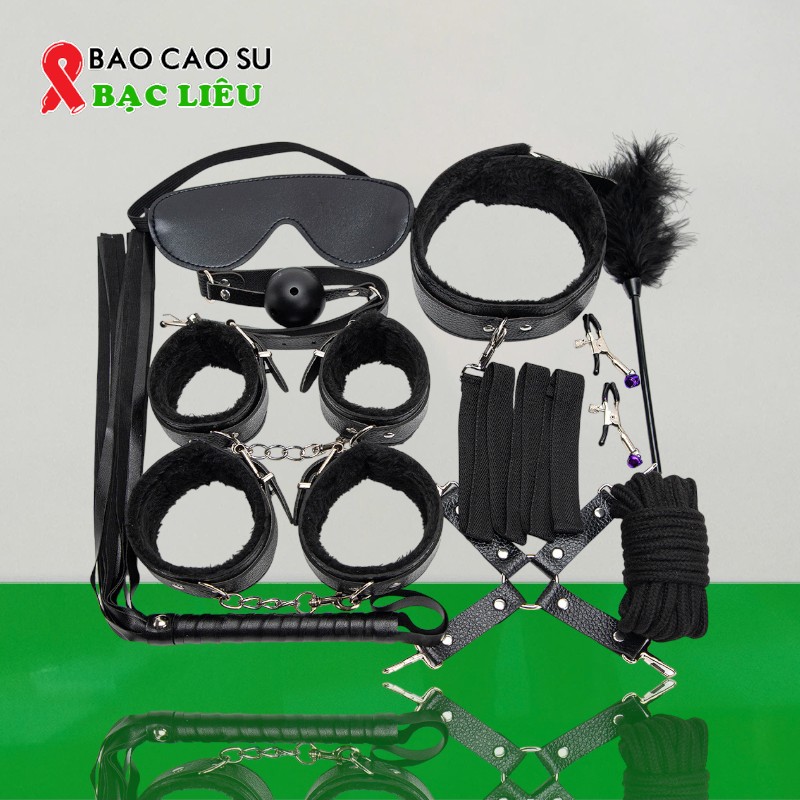 Bộ Đồ Chơi Bạo Dâm – BDSM 10 Món JIUAI Cao Cấp | Tại Bao Cao Su Bạc Liêu