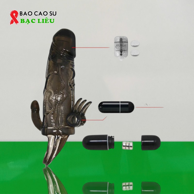 Bao Đôn Dên Brave Man Rung Nhánh & Đầu – Có Quai Đeo Chống Tuột Chính Hãng | Tại Bao Cao Su Bạc Liêu