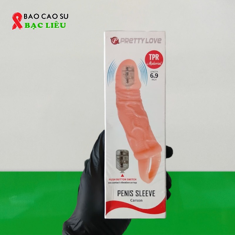 Bao Đôn Dên Pretty Love Rung Đầu Có Quai Đeo Chống Tuột Chính Hãng | Tại Bao Cao Su Bạc Liêu