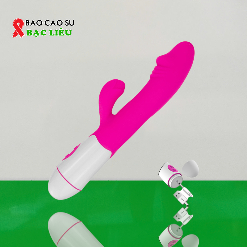 Dương Vật Giả 2 Nhánh – 30 Chế Độ Rung | Tại Bao Cao Su Bạc Liêu