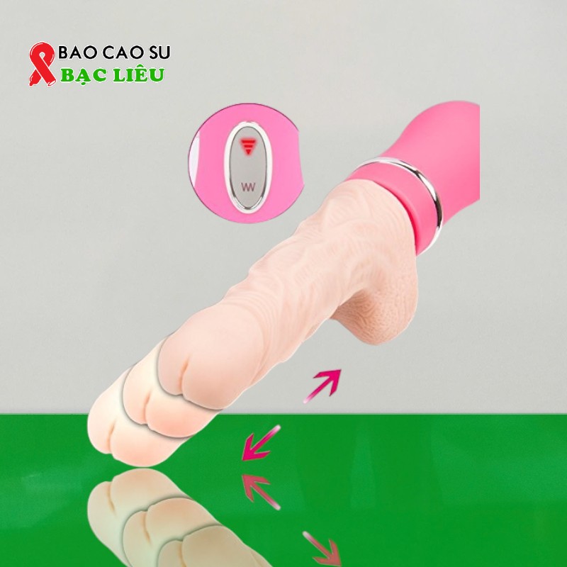 Dương Vật Giả Ailighter Rung – Thụt – Tỏa Nhiệt Silicone Siêu Mềm Mịn Chính Hãng | Tại Bao Cao Su Bạc Liêu