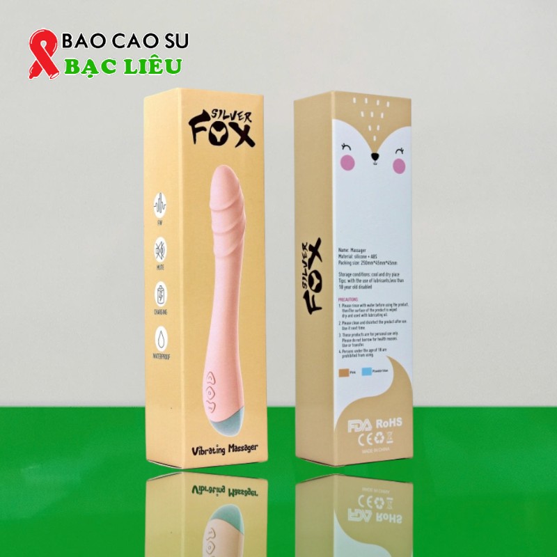 Dương Vật Giả Cầm Tay Silver Fox 10 Chế Độ | Tại Bao Cao Su Bạc Liêu