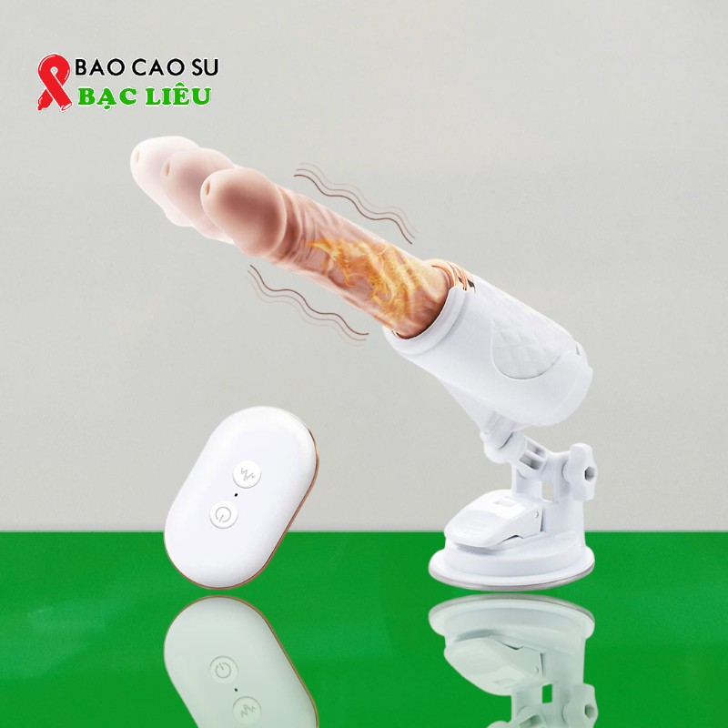 Dương Vật Giả Diamond Gắn Tường Rung Thụt Phát Nhiệt Điều Khiển Từ Xa | Tại Bao Cao Su Bạc Liêu