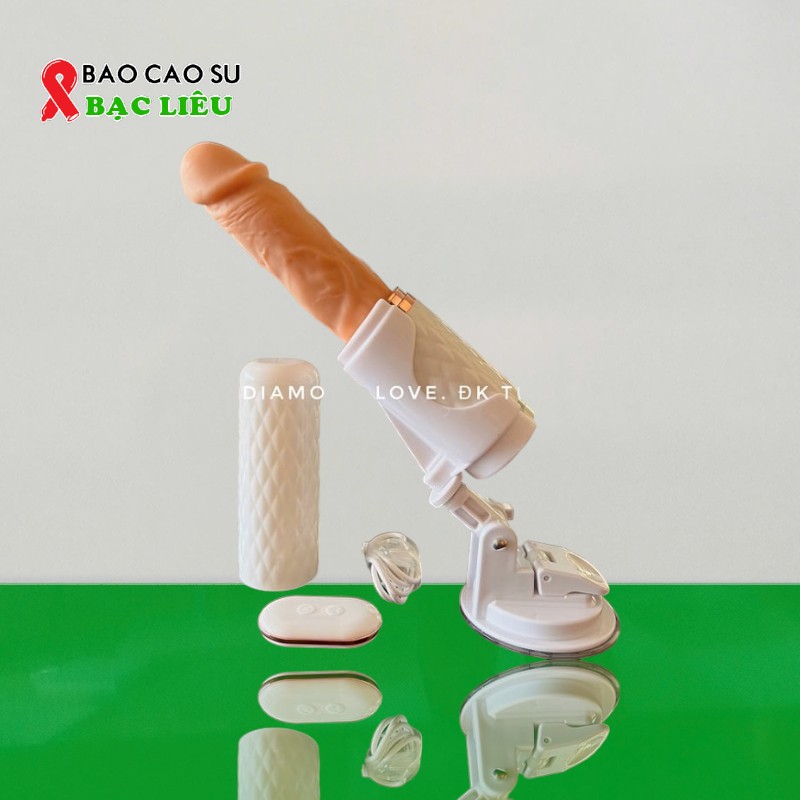 Dương Vật Giả Diamond Gắn Tường Rung Thụt Phát Nhiệt Điều Khiển Từ Xa | Tại Bao Cao Su Bạc Liêu