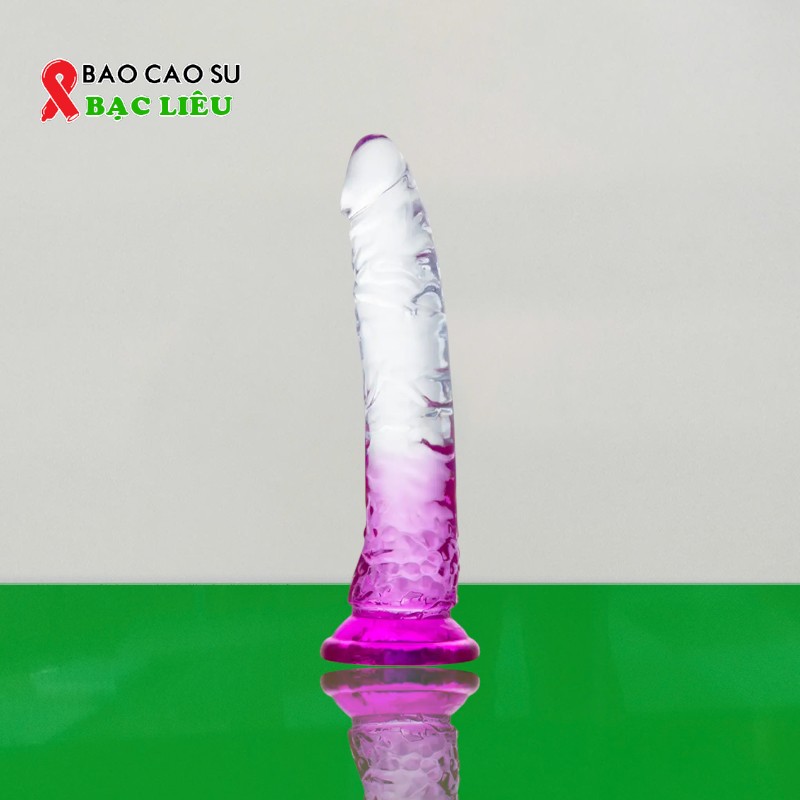 Dương Vật Giả Hít Tường 2 Màu Trong Suốt – Mềm Dẻo Bám Chắc | Tại Bao Cao Su Bạc Liêu