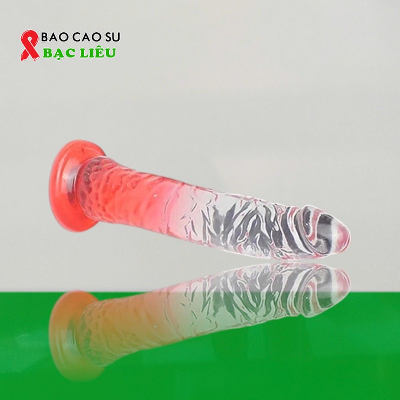 Dương Vật Giả Hít Tường 2 Màu Trong Suốt – Mềm Dẻo Bám Chắc | Tại Bao Cao Su Bạc Liêu