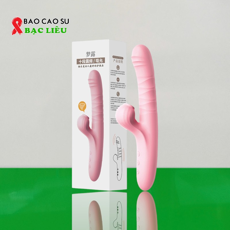 Dương Vật Giả LOLO Rung Hút - Cầm Tay | Tại Bao Cao Su Bạc Liêu