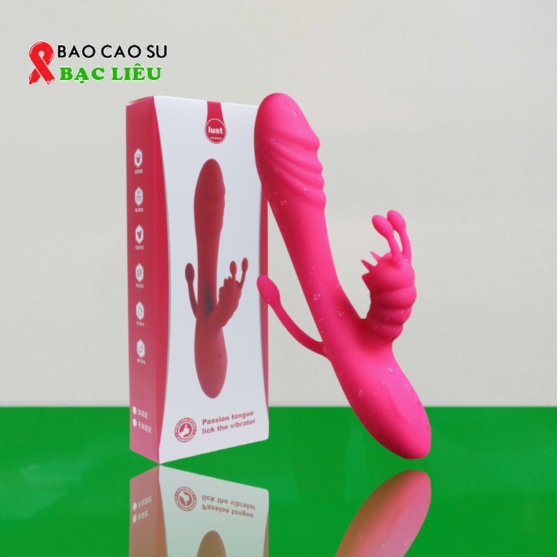 Dương Vật Giả Lust 3 Nhánh 12 Chế Độ Rung – Phát Nhiệt Ấm Nóng Cao Cấp | Tại Bao Cao Su Bạc Liêu