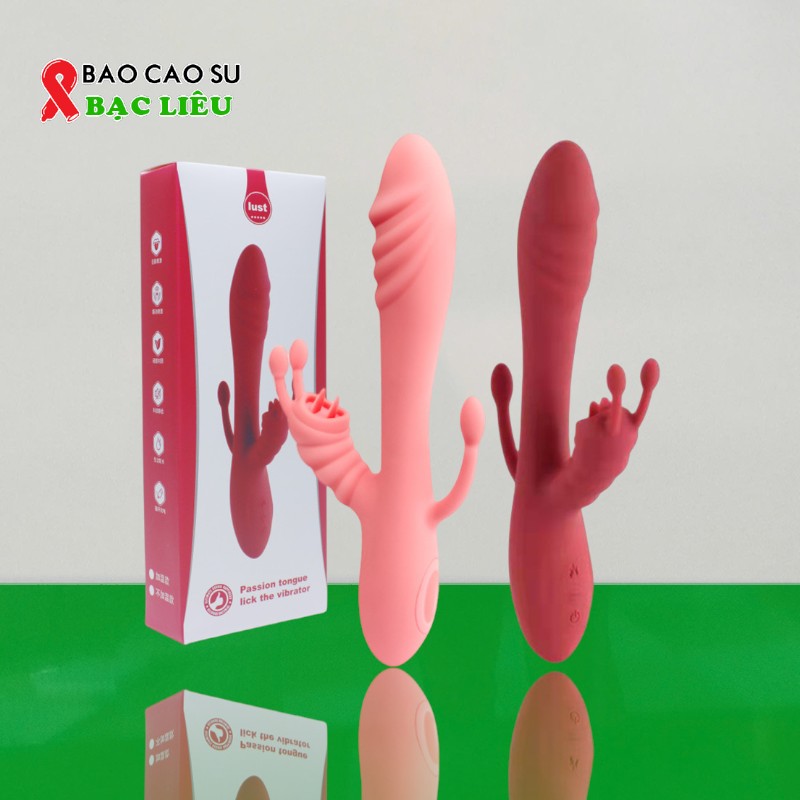 Dương Vật Giả Lust 3 Nhánh 12 Chế Độ Rung – Phát Nhiệt Ấm Nóng Cao Cấp | Tại Bao Cao Su Bạc Liêu