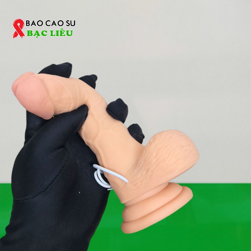 Dương Vật Giả Rung Ngoáy, Đóng Tường Siêu Mềm – Điều Khiển Có Dây Dùng Pin | Tại Bao Cao Su Bạc Liêu