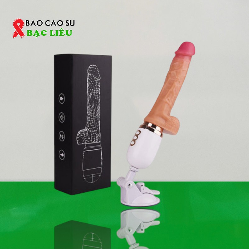 Dương Vật Giả Rung Thụt Cầm Tay Hít Tường Tỏa Nhiệt Sưởi Ấm – Điều Khiển Từ Xa | Tại Bao Cao Su Bạc Liêu