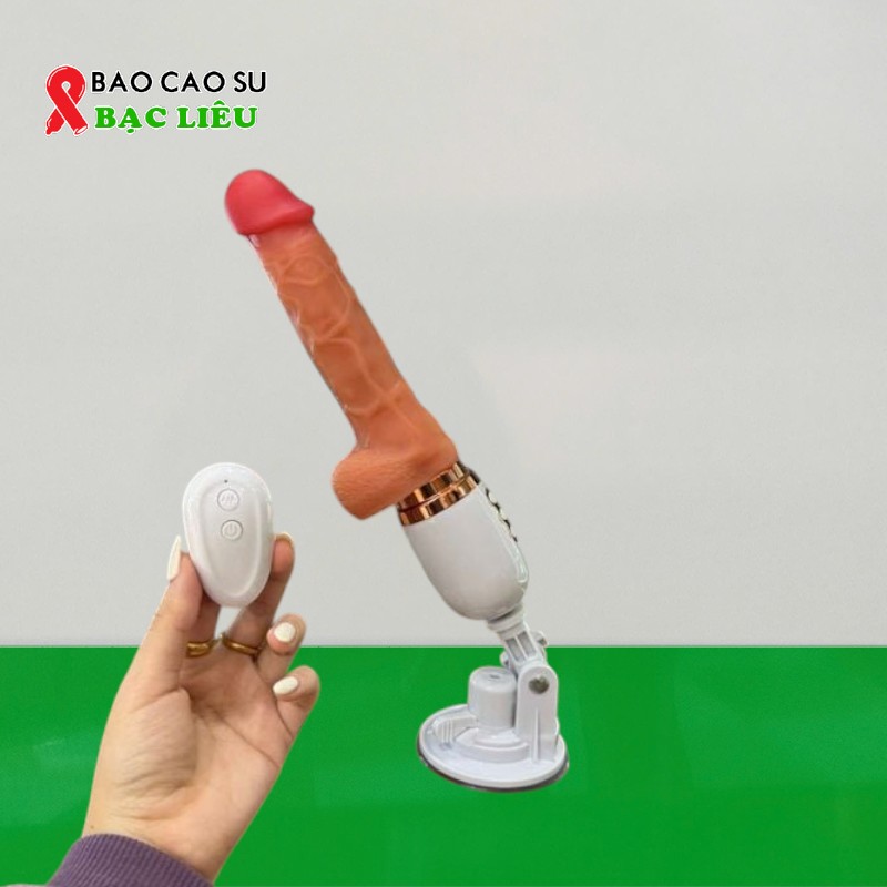 Dương Vật Giả Rung Thụt Cầm Tay Hít Tường Tỏa Nhiệt Sưởi Ấm – Điều Khiển Từ Xa | Tại Bao Cao Su Bạc Liêu