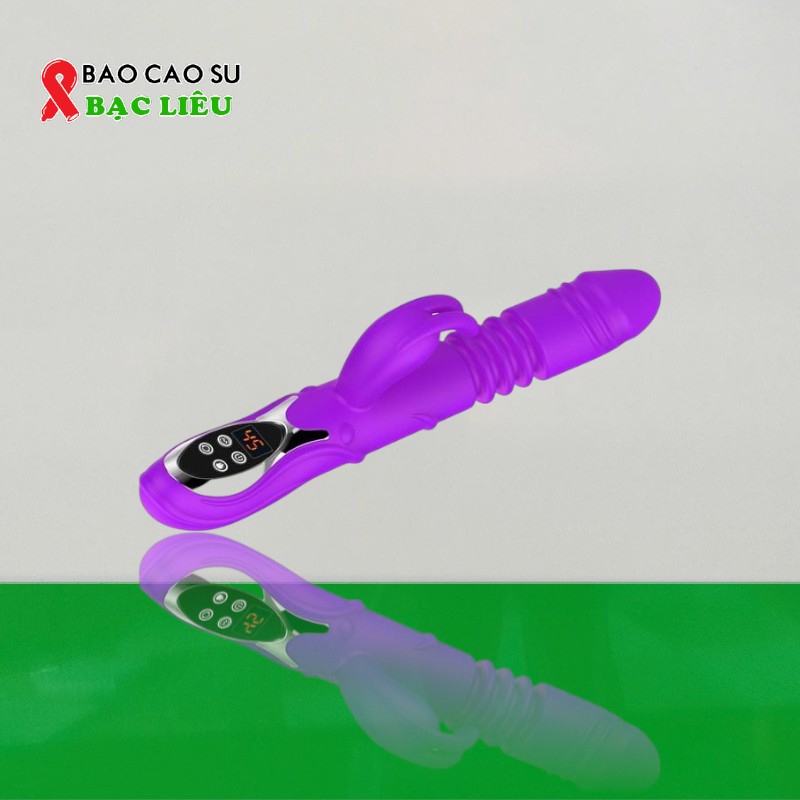 Dương Vật Giả Rung, Thụt, Nhánh Tai Thỏ – Phát Nhiệt, Điều Khiển Màn Hình LED Cao Cấp | Tại Bao Cao Su Bạc Liêu