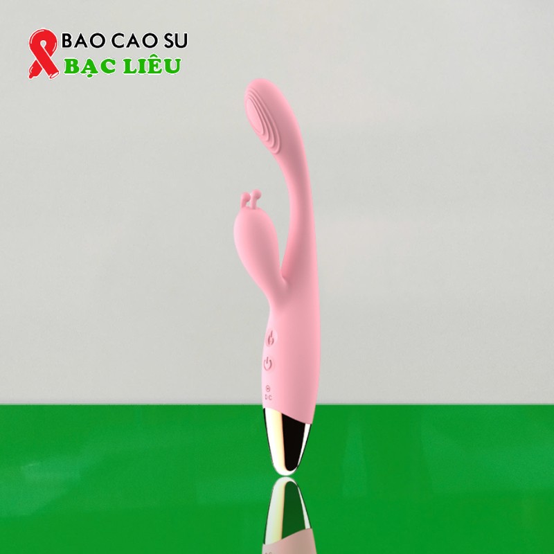 Que Rung Ngón Tay Nhánh Tai Thỏ 12 Chế Độ – Tỏa Nhiệt Ấm Nóng | Tại Bao Cao Su Bạc Liêu