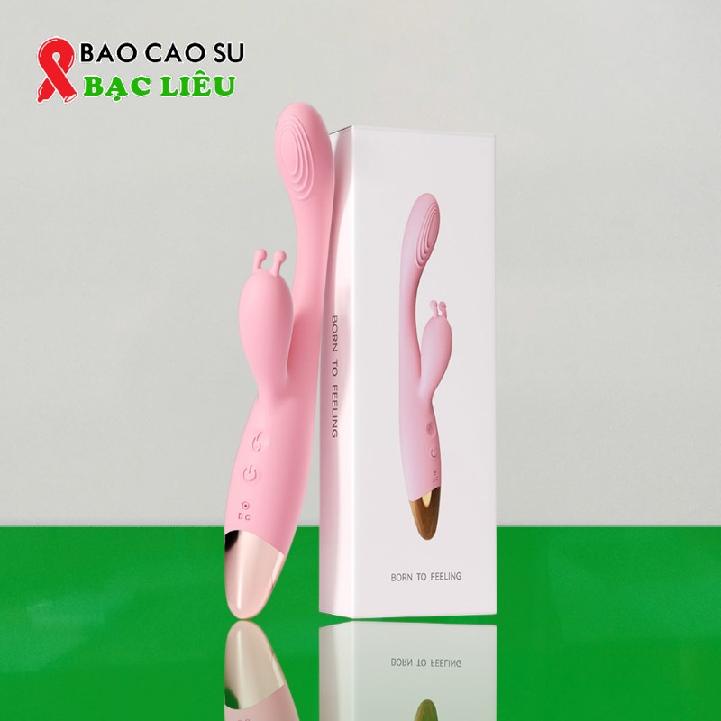 Que Rung Ngón Tay Nhánh Tai Thỏ 12 Chế Độ – Tỏa Nhiệt Ấm Nóng | Tại Bao Cao Su Bạc Liêu