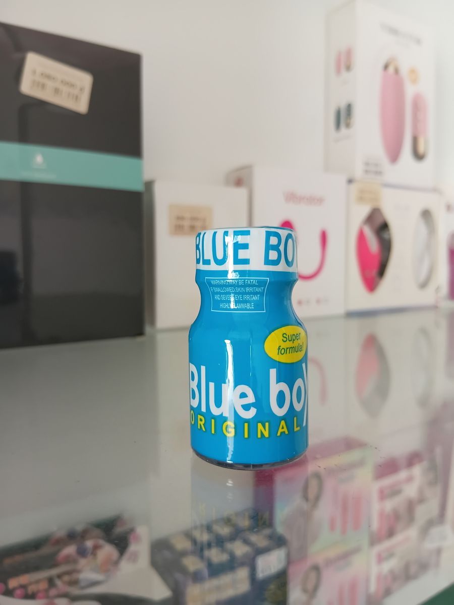 Poppers Blue Boy Original 10ml – Chai Hít Tăng Hưng Phấn Cho Top Và Bot Tại Shop Bao Cao Su Bạc Liêu
