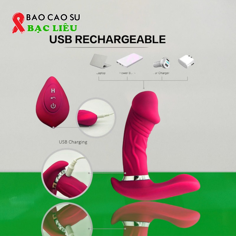 Chíp Rung Muha Điều Khiển Từ Xa 7 Chế Độ Rung Thụt | Tại Bao Cao Su Bạc Liêu
