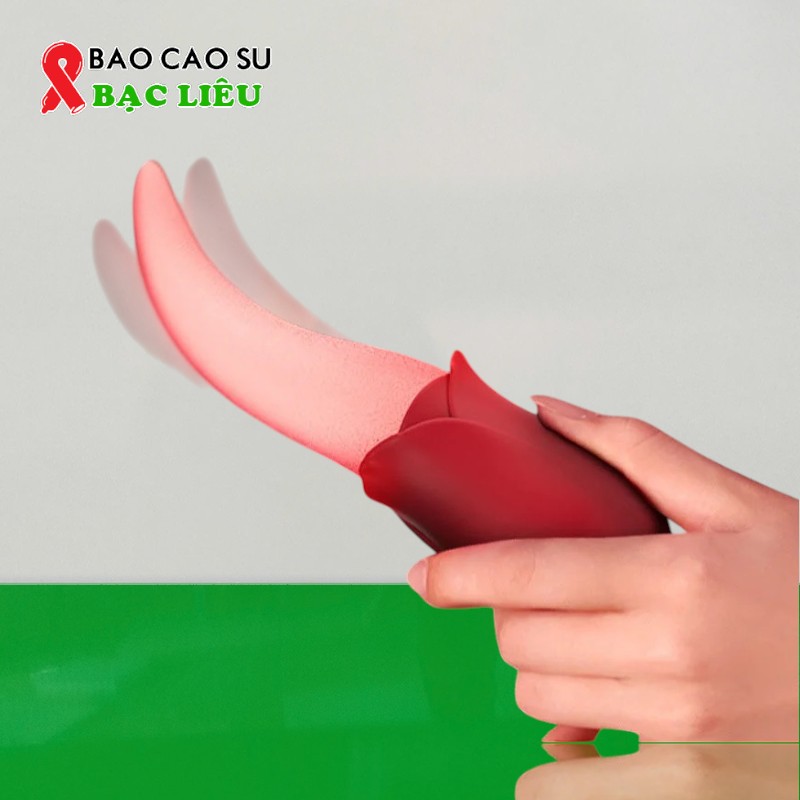 Lưỡi Rung Liếm Hoa Hồng 10 Chế Độ – Êm Ái, Chân Thật, Khó Cưỡng | Tại Bao Cao Su Bạc Liêu