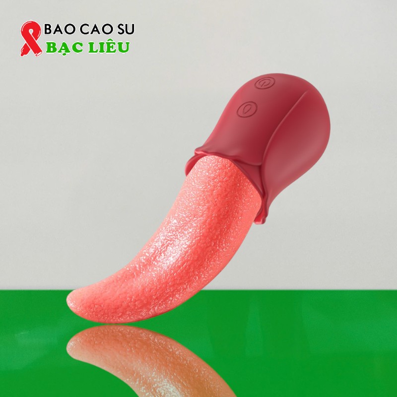 Lưỡi Rung Liếm Hoa Hồng 10 Chế Độ – Êm Ái, Chân Thật, Khó Cưỡng | Tại Bao Cao Su Bạc Liêu