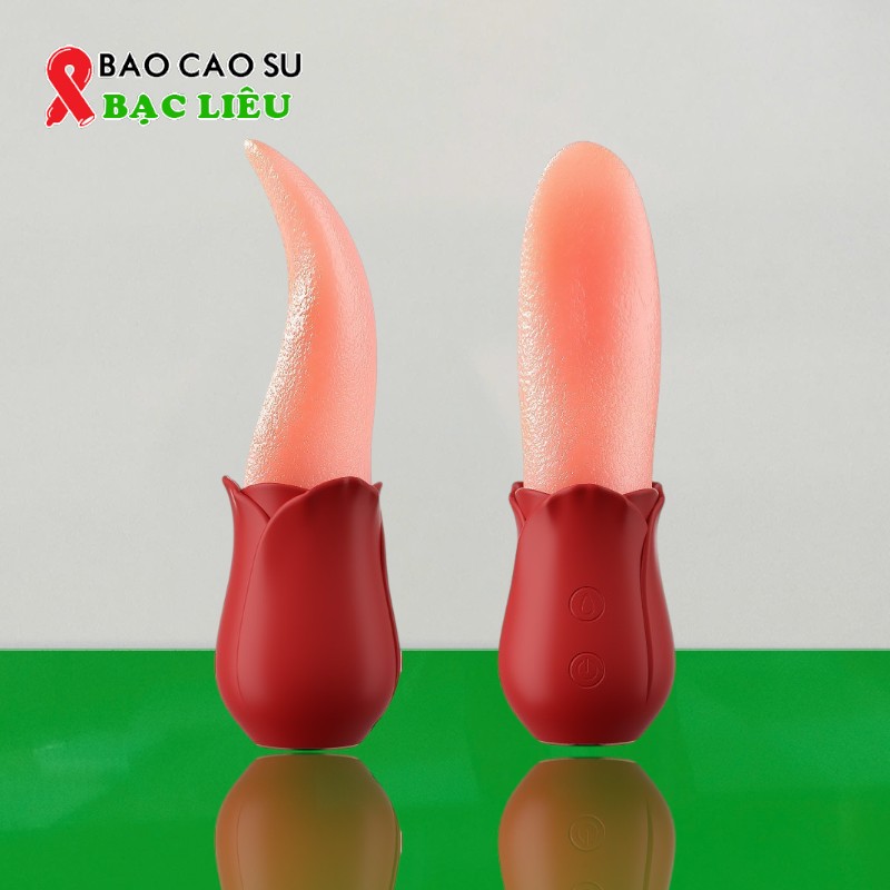 Lưỡi Rung Liếm Hoa Hồng 10 Chế Độ – Êm Ái, Chân Thật, Khó Cưỡng | Tại Bao Cao Su Bạc Liêu