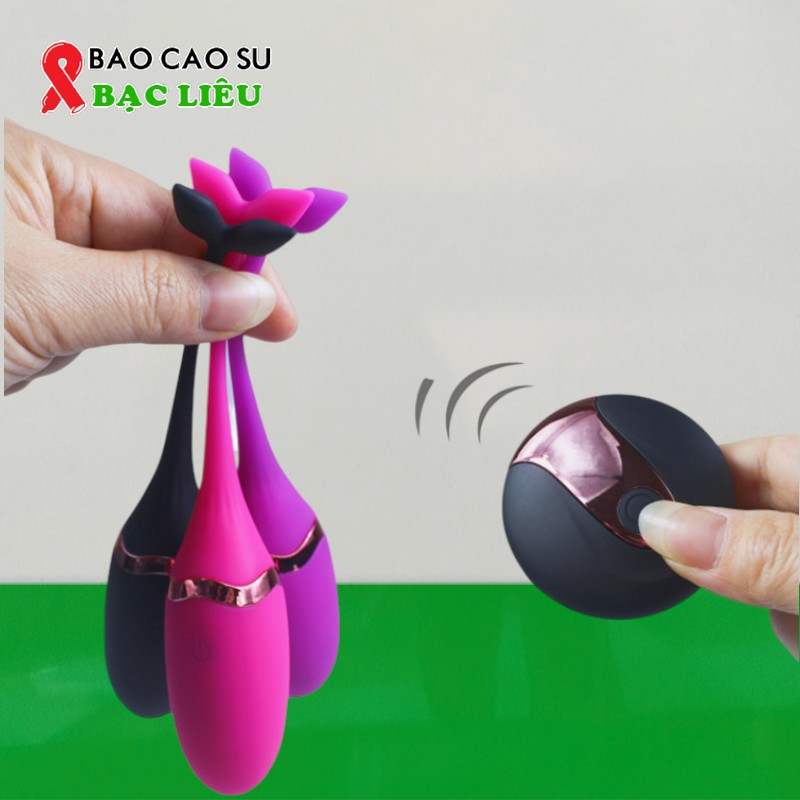 Trứng Rung Đuôi Cá Heo Điều Khiển Từ Xa – 10 Chế Độ Rung, IPX6, Sạc USB | Tại Bao Cao Su Bạc Liêu