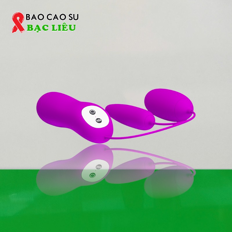 Trứng Rung Irma 2 Đầu 12 Chế Độ – Silicone Cao Cấp, Rung Êm | Tại Bao Cao Su Bạc Liêu