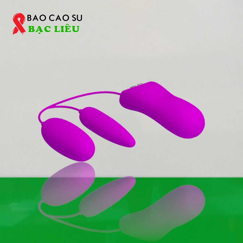 Trứng Rung Irma 2 Đầu 12 Chế Độ – Silicone Cao Cấp, Rung Êm | Tại Bao Cao Su Bạc Liêu