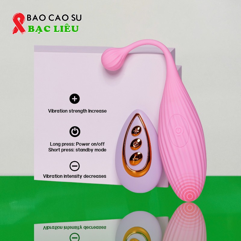 Trứng Rung Nòng Nọc Luminous – Điều Khiển Không Dây - 10 Chế Độ Rung, Silicone Cao Cấp | Tại Bao Cao Su Bạc Liêu