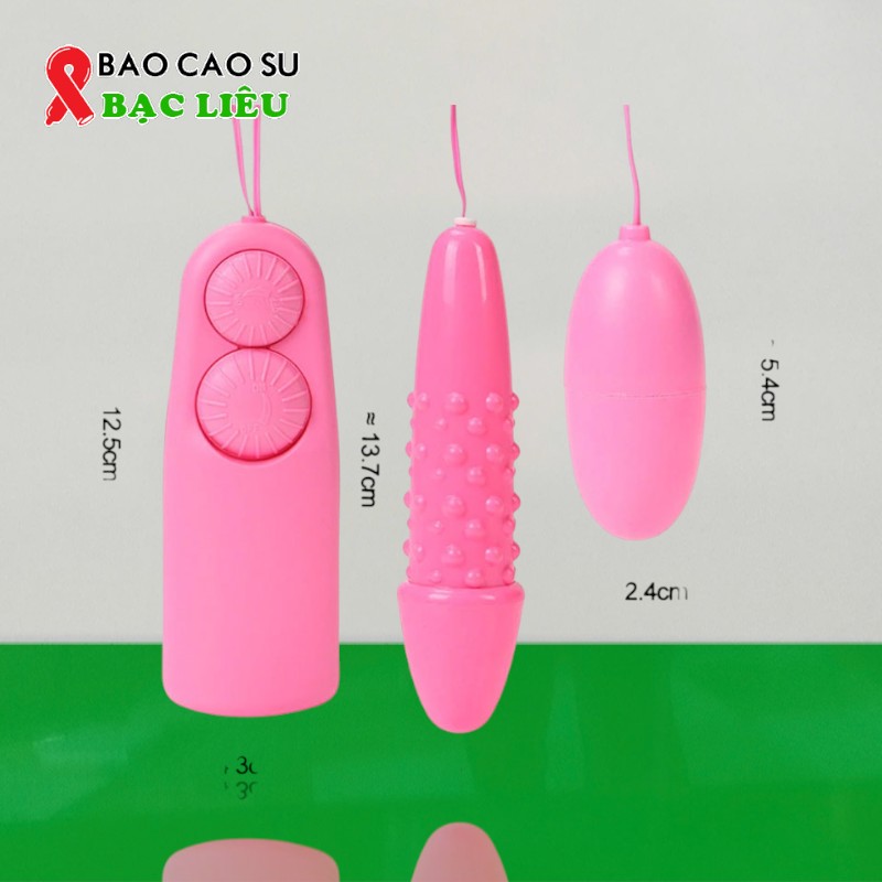 Trứng Rung Tình Yêu 2 Đầu – 1 Đầu Trơn 1 Đầu Gai Lớn Rung Mạnh, Giá Tốt Tại Bao Cao Su Bạc Liêu