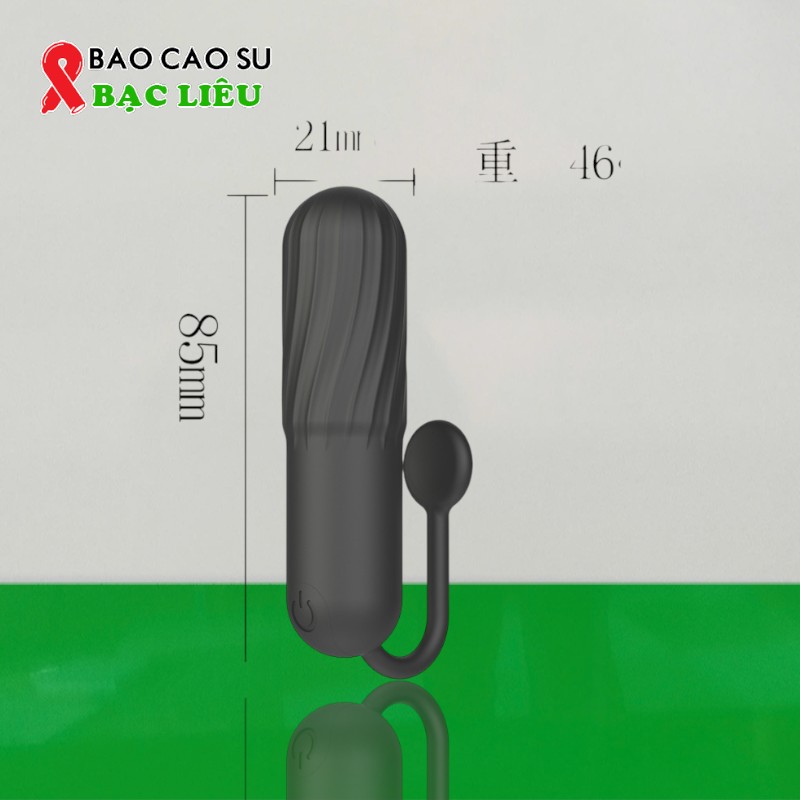 Trứng Rung Viên Đạn Silicone Yeain – 10 Chế Độ Rung, Mini 8.5 cm, Sạc USB | Tại Bao Cao Su Bạc Liêu