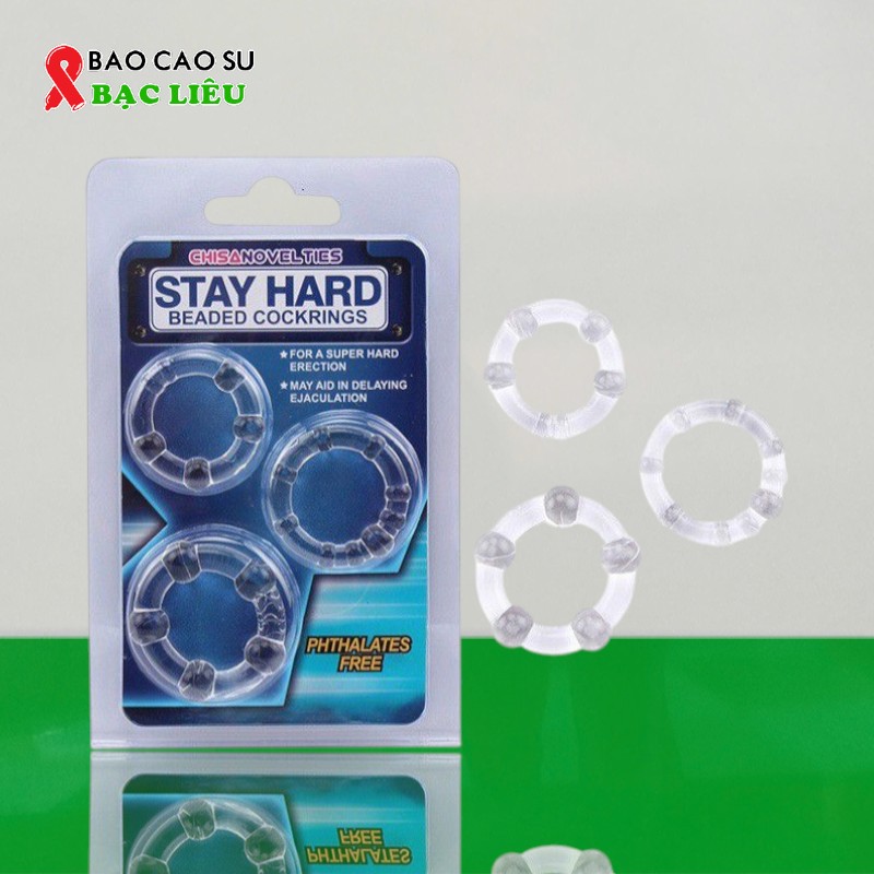 Vòng Đeo Stay Hard Hỗ Trợ Cương – Chống Xuất Tinh Sớm | Tại Bao Cao Su Bạc Liêu