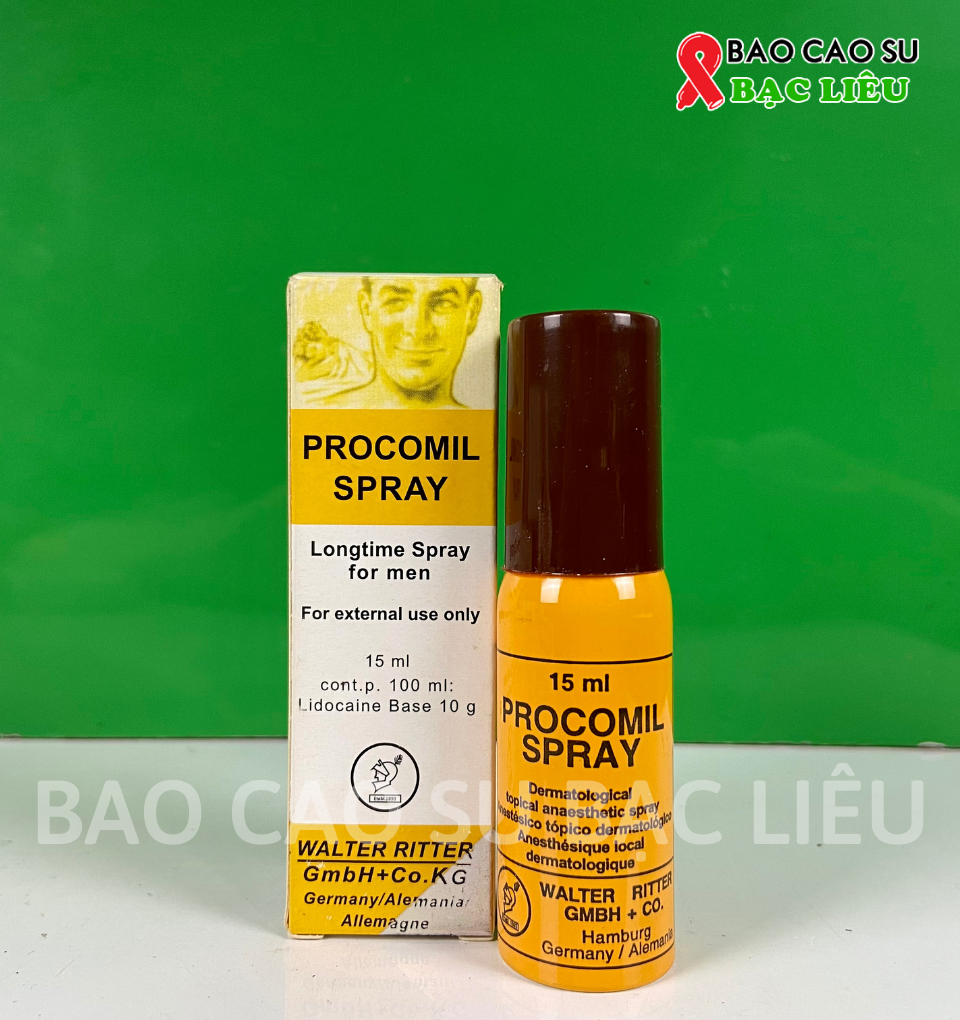 Chai Xịt kéo dài thời gian Procomil SPRAY 15ml