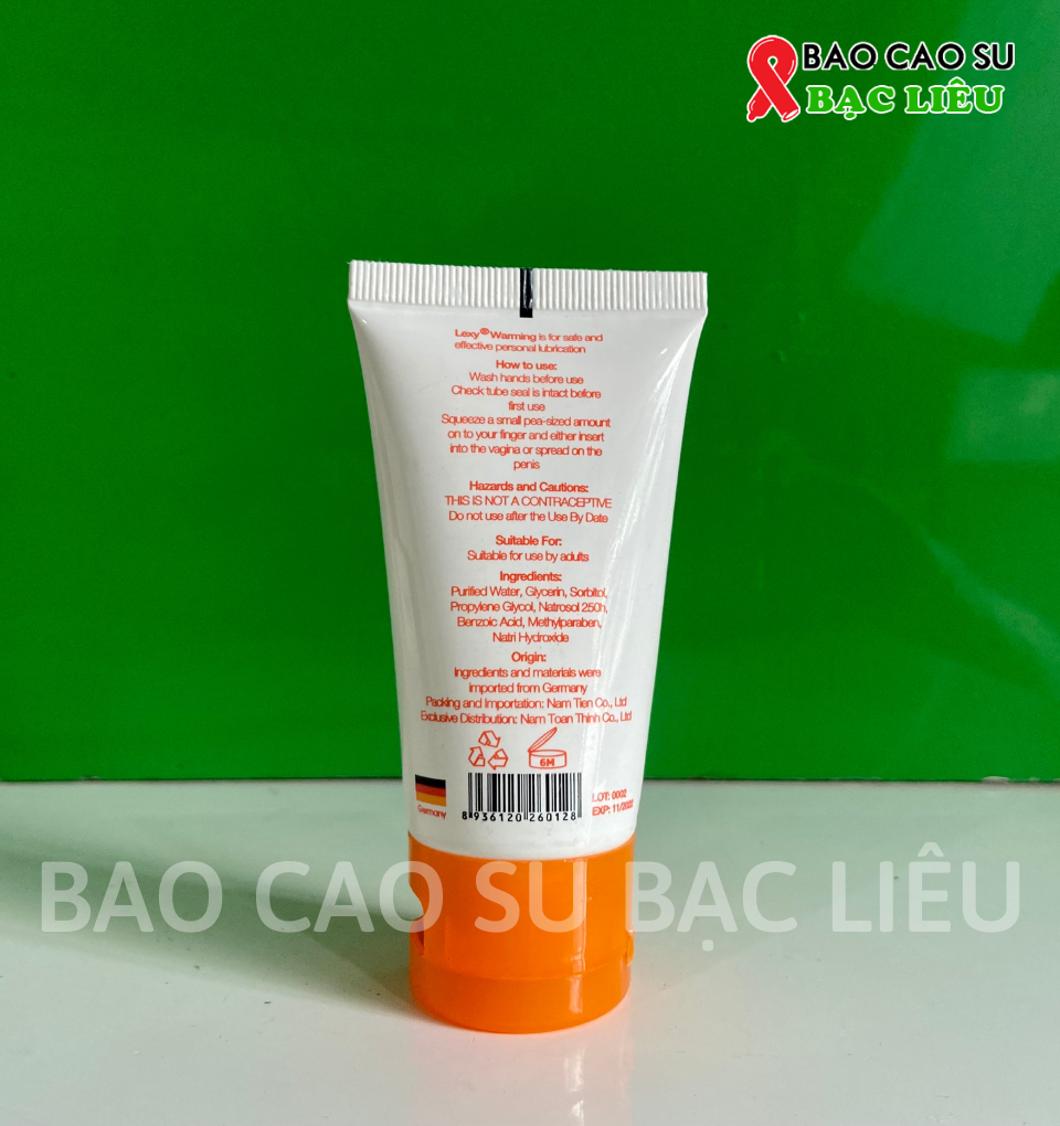 Gel bôi trơn Lexy Warming Sunrise Sight nóng ấm 55ml .