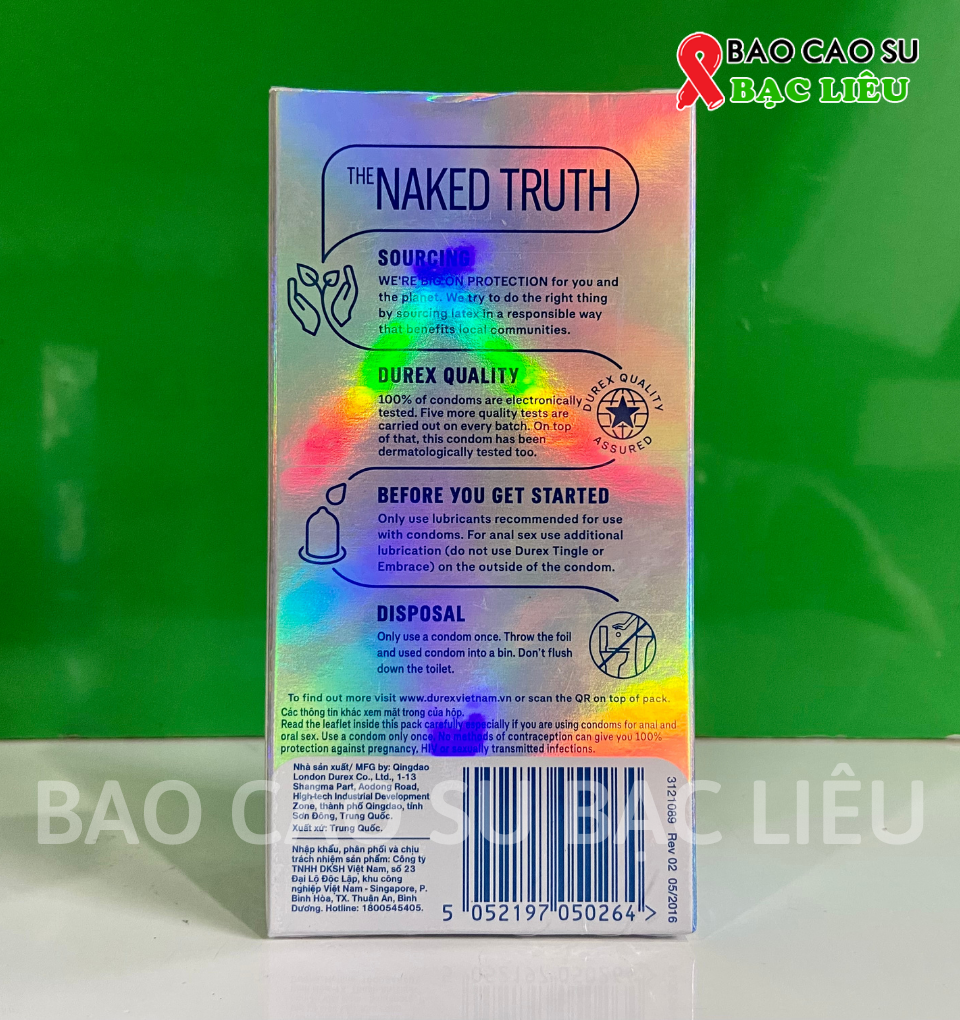 Bao cao su siêu mỏng durex invisible extra sensitive