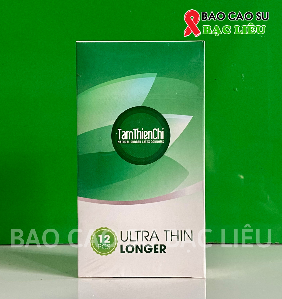 Bao cao su Tâm Thiện Chí Ultra Thin Longer hộp 12 cái