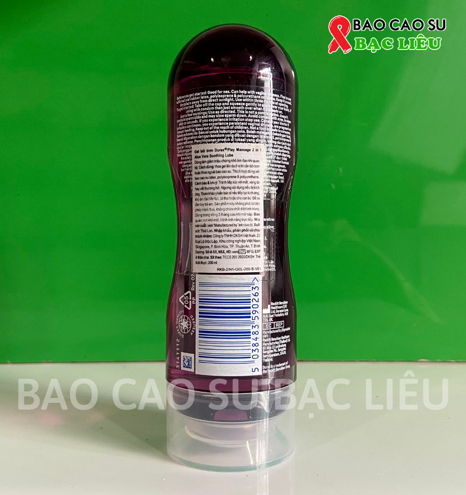 Gel Bôi Trơn Durex Massager 2 In 1 Chính Hãng