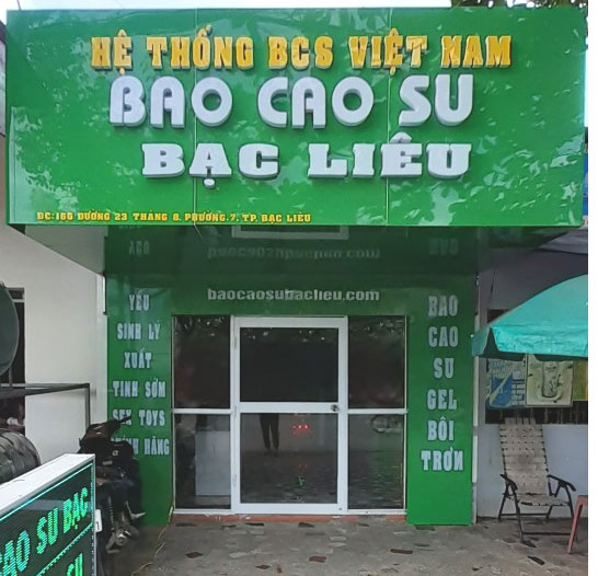 Shop bao cao su Bạc Liêu