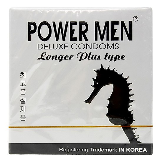 Bao cao su PowerMen Longer Plus kéo dài thời gian hộp 03 cái