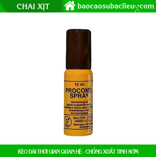 Chai Xịt kéo dài thời gian Procomil SPRAY 15ml