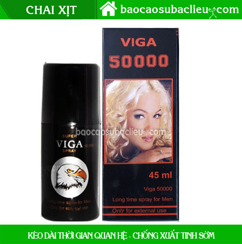 Chai Xịt Viga 50000 chống xuất tinh sớm - 45ml